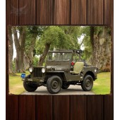 Металлическая табличка Willys M38 Jeep (MC)